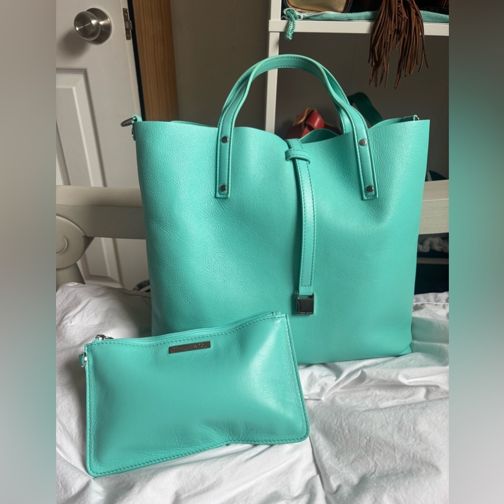 Tiffany and Co Blue Tote bag with pouch